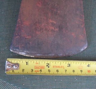 Vintage 2 - 3/8 lb Pound Single - Bit Axe Hatchet Head from Sweden 2