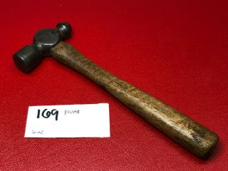 Vintage Antique Plumb Ball Peen Hammer 5,  Oz 7 - 1/2 Long Jeweler Gunsmith Tool