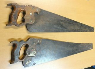 Two Atkins Saws one 64 and one unknown 2