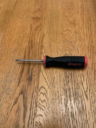 Snap - On Tools - 1 Phillips Tip Screwdriver,  Red/black Handle Screwdriver