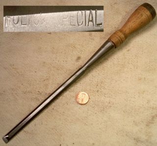 Fulton Special 3/8 Inch Bevel Side Chisel Good Shape Tool Read