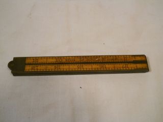 Upson Nut Co 24 Inch Ruler No 62 1/2 Boxwood And Brass
