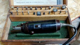 Vintage Dremel No.  2 Moto - Tool W/ Bits & Wood Box - 2