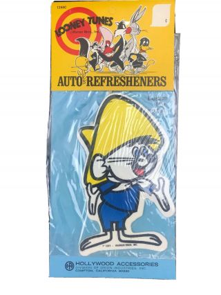 Vintage 1971 Looney Tunes Warner Brothers Auto Refresheners Speedy Gonzalez