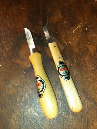 Set Of Hirsch Werkzeuge Carving Knives Woodworking.