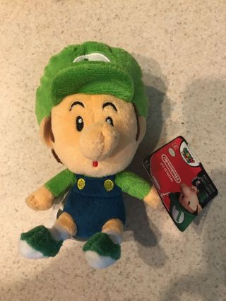 Official Nintendo Mario Run Mario Stuffed Plush Doll 5 " Baby Luigi