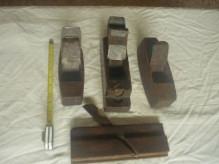 Old 4 Antique Woodworking Molding Planes /buck Brothers / Auburn/? 1800 