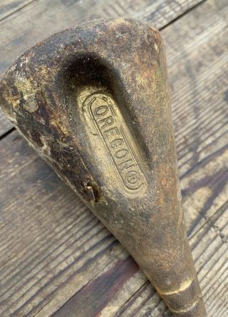 Vintage Oregon ' Wood Grenade” Splitting Wedge 2