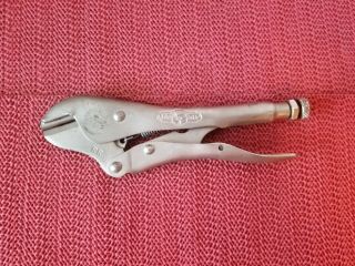 Vintage Vise Grip Rr Pinch Off Locking Pliers Petersen Mfg Dewitt Nebr.  Usa