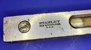 Antique Metal Stanley Machinist Level