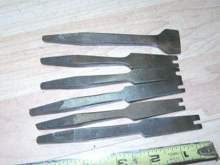 5 unusual Hilger & sohne Split nut auger brace drill bits screwdriver tips,  one 2
