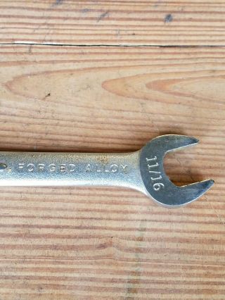 Easco wrenches,  three open end,  one combination,  vintage,  Industrial 3