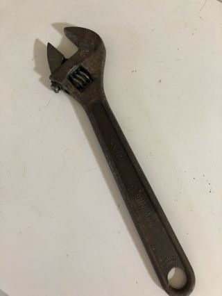Vintage German Dunbar crescent wrench 12” x 3/4” tools Large 2