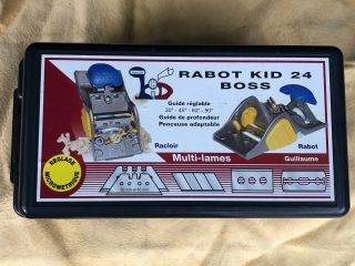 Rabot Kid 24 Boss.  Multi Purpose Wood Plane Scraper With Case