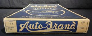 Auto Brand Shirts Antique Box 100 years old Lewis Meier & Co.  Hot Rod Fashion 2