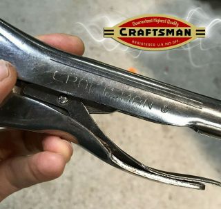 Vintage 1950s - 60s Craftsman Vise Grips Locking Pliers