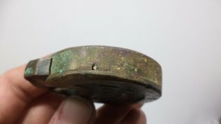 Vintage Harvard 4 Lever Brass Lock - NO KEY ANTIQUE 3