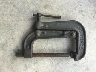 Vintage Quikcet Grand Dual Grip 6” Clamp 60A Rare Very 3
