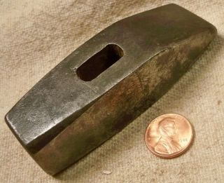 Blacksmith Forged 3/4 Lb Cross Peen Hammer Head Old Anvil Tool Read