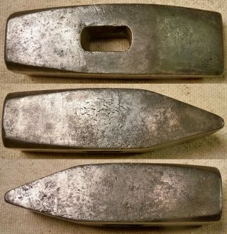 Blacksmith Forged 3/4 lb Cross Peen Hammer Head Old Anvil Tool READ 2