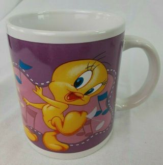 Dancing Happy Tweety Bird Looney Tunes Warner Bros Coffee Mug By Gibson Usa