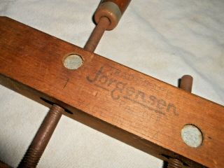 VINTAGE JORGENSON MADE IN USA ADJ WOOD CLAMP ILLINOIS IT IS A 1 2