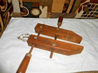 VINTAGE JORGENSON MADE IN USA ADJ WOOD CLAMP ILLINOIS IT IS A 1 3