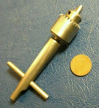 Miniature Vintage Jacobs Drill Chuck No.  0 Cap; 0 " - 1/8 " Made In Hartford Usa