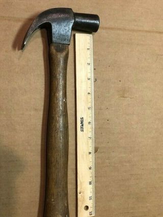 Vintage Atha Curved Claw Hammer 1 lb,  11oz 3