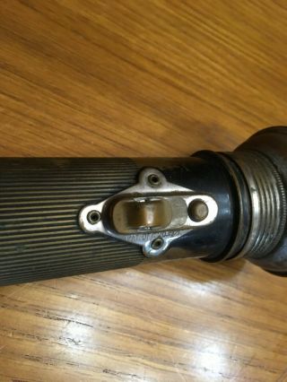 Vintage Burgess Made In The USA Flashlight.  Pat date 1921 3