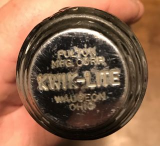Vintage Chrome Fulton Kwik - Lite Flashlight 2