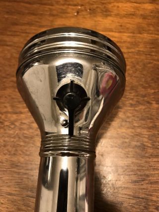 Vintage Chrome Fulton Kwik - Lite Flashlight 3