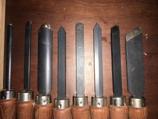 Set Of 8 Craftsman High Speed wood turning tools 9 28521 To 9 28528 USA 3