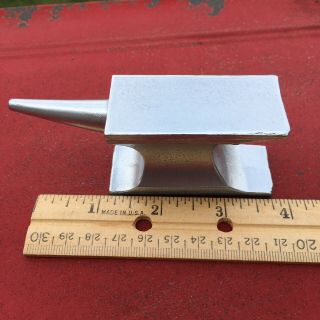 Aluminum Anvil jewelers tool or desk top paperweight 2