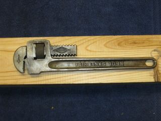 Fairbanks 10 In Pipe Wrench