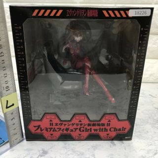 L Jp18226 Prize Premium Figure Girl With Chair Evangelion Asuka