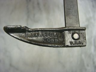 Antique Hartford Clamp Co.  Wood Handle Bar Clamp,  4 - 3/4 