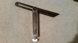 Vintage Stanley No.  18 - 8in Metal Sliding T Bevel Square Locking Adjustable