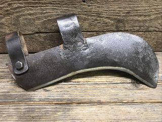 Vintage Early Blacksmith Made Brush Axe Head