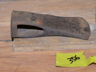 Collectible early axe head trade embossed vintage blacksmith trapping tool 356 3