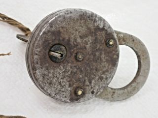 Vintage Mars Padlock with Key Does Not Open 2
