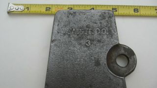 Vintage Warren Axe And Tool Co.  3 pound Bucking Wedge 3