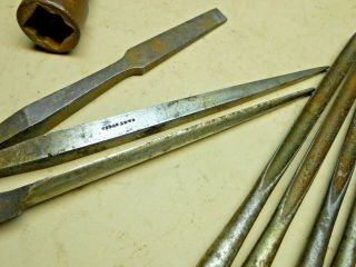 18 Vintage Gimlet,  Spade,  Spoon & Socket Drill Bits for Bit Brace 2