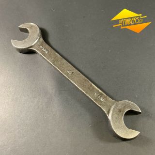 Huge Vintage Snail Brand 7/8 " X 3/4 " Whitworth Open Ended Spanner Machinery Car