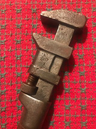Vintage Williams pipe Monkey Wrench Rare 6.  5” Pocket Size Tool (W&B). 2
