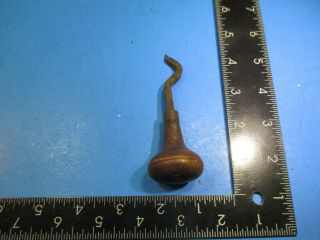 Vintage Cobblers Wooden Handle Craft Tool Leather Sewing Shoemaker Small VS20J10 2