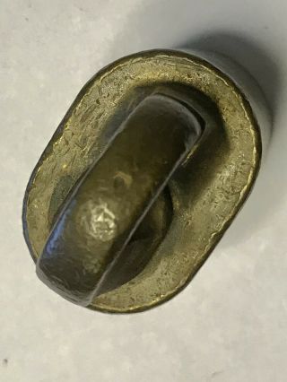 Antique U.  S.  MAIL Brass Padlock USPS Collectable Registered Mail Bag Lock V82816 3