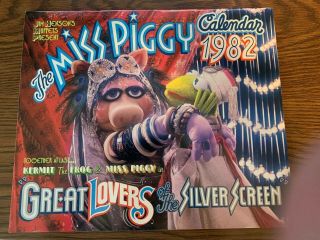 Jim Henson Muppets Miss Piggy 1982 Calendar Great Lovers Of Silver Screen