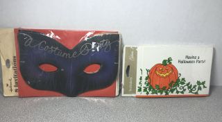 Vintage Halloween Ephemera Greeting Cards Invitations Hallmark Gibson Nos