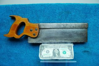 1950 ' s Vintage Henry Disston & Sons 4 Back Saw Tool. 2